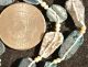 Ancient Roman Glass Beads 1 Medium Strand Aqua And Green 100 - 200 Bc 285 Roman photo 2