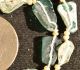 Ancient Roman Glass Beads 1 Medium Strand Rainbow And Green 100 - 200 Bc 282 Roman photo 3