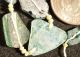 Ancient Roman Glass Beads 1 Medium Strand Rainbow And Green 100 - 200 Bc 282 Roman photo 4