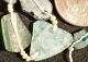 Ancient Roman Glass Beads 1 Medium Strand Rainbow And Green 100 - 200 Bc 282 Roman photo 5