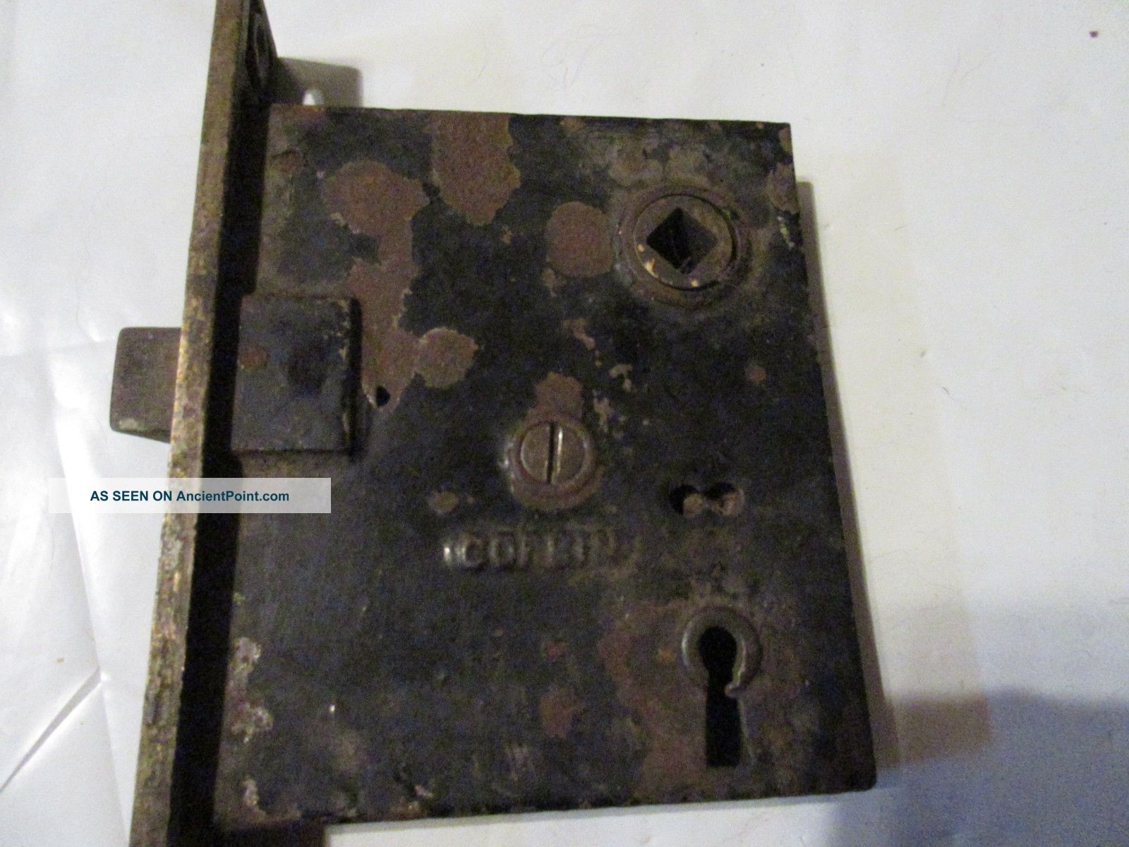 Antique Mortise Door Lockset Skeleton Lock Hardware Corbin Deadbolt