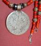Antique Maria Thaler Coin Amulet W Ethiopian Star Of David Pendants Necklace Jewelry photo 1