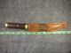 Fur Trade Era Indian Sheath & Trade Knife Brass Collars Hb Hudsons Bay Native American photo 1