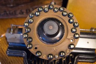 Lambert No.  1 Typewriter - Antique Very Rare photo