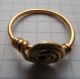 Celtic Period Gold Crimped Ring 3,  62 G Vf, Celtic photo 1