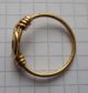 Celtic Period Gold Crimped Ring 3,  62 G Vf, Celtic photo 2