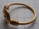 Celtic Period Gold Crimped Ring 3,  62 G Vf, Celtic photo 6