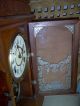 Antique 1890 ' S Gilbert Leopard Mahogany Eastlake Kitchen Clock - Pendulum & Key Clocks photo 9