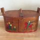 Antique Wood Decorative Box With Lid Boxes photo 2