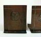 Rare,  Antique Roycroft,  Arts & Crafts,  Hammered Copper Bookends Metalware photo 7