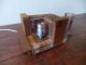 Vtg.  Modernist Walnut Lucite Table Lamp Mcm Schindler Eames Mid Century Modern Mid-Century Modernism photo 5