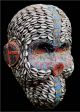 Old Rare Large Bulu Beaded Helmet Mask - Cameroon Other African Antiques photo 1