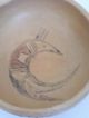 Vintage Hopi Pueblo Indian Pottery Food Bowl - Pictorial Center - Native American photo 1