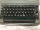 Vintage 1950 ' S Olympia Deluxe Sm3 Green Portable Typewriter W/case Germany Typewriters photo 2