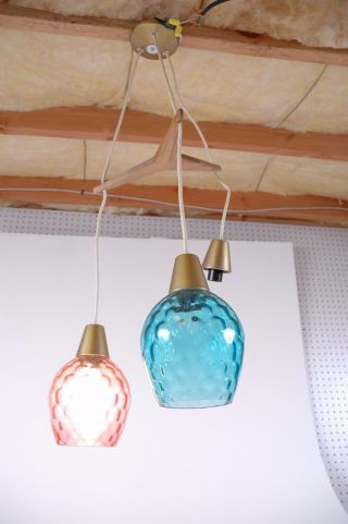 Mid Century Modern Danish Hanging Lamp photo