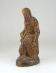 Antique Vintage Carved Wood Wooden Man Figurine Figure Statuette 1900 - 1940 Carved Figures photo 3