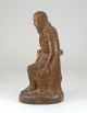 Antique Vintage Carved Wood Wooden Man Figurine Figure Statuette 1900 - 1940 Carved Figures photo 4