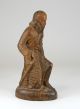 Antique Vintage Carved Wood Wooden Man Figurine Figure Statuette 1900 - 1940 Carved Figures photo 7