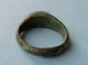 Ao95.  Roman Bronze Ring.  Good. Roman photo 1