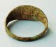 Ao109.  Roman Bronze Ring.  For Cleaning.  Good. Roman photo 1