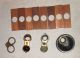 19th & 20th Cen Brass Microscope Parts Incl Mirror Yokes & Arms - Condenser Etc Microscopes & Lab Equipment photo 4