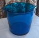 Antique Dark Peacock Blue Beaker Double Spouted Laboratory Nr Other Antique Apothecary photo 4