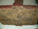 Rare Antique Primitive Wood Farrier Blacksmith Tool Nail Caddy Box Primitives photo 7