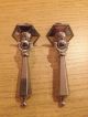 2 Classic Chrome Droplet Antique Handles For Vintage Drawers Or Cupboards Door Knobs & Handles photo 1