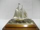 The Sailboat Of Silver985 Of The Most Wonderful Japan.  2masts.  Takehiko ' S Work. Other Antique Sterling Silver photo 3