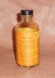 1936 Vintage Veterinary Medicine Bottle Q W Cough Syrup For Dog Cats & Foxes Bottles & Jars photo 1
