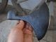 Antique Rare Rustic Forged Steel Large Weapon Ax Old Axe Good Blade Old Warrior Primitives photo 5