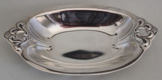 International Royal Danish Sterling Silver Large Bon Bon Dish B163 - 2 No Mono photo
