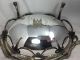 Antique Silver Plate Rams Head Breakfast Revolving Dome Serving Dish Sheffield Other Antique Silverplate photo 5