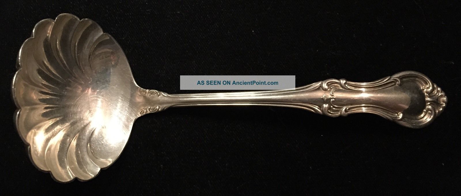 Sterling Silver Flatware - International Joan Of Arc Gravy Ladle Shell Flatware & Silverware photo