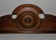 Antique 1800 ' S Victorian Oak Wood Crown Architectural Crest Furniture Pediment Pediments photo 2