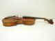 Antique Full Size 4/4 Scale Paolo Maggini German Copy Violin W/coffin Case & Bow String photo 5