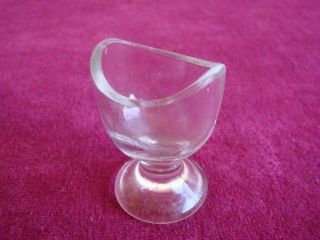 Old Vintage Glass Glass Wash Eye Cup photo