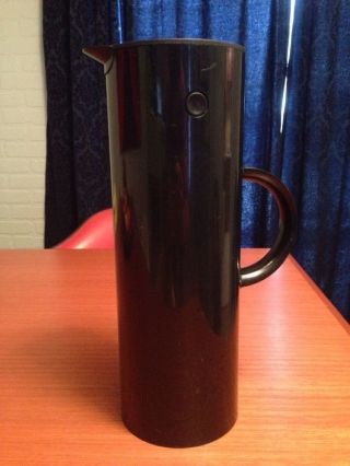 Mcm Stelton Black Insulated Carafe,  Erik Magnussen Design,  Made In Denmark photo