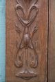 Pair: Antique Wooden Oak Panels With Leaves,  Fruits & Other Carvings Other Antique Woodenware photo 3