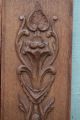 Pair: Antique Wooden Oak Panels With Leaves,  Fruits & Other Carvings Other Antique Woodenware photo 4