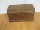 Antique Home Sewing Machine Wood Coffin Cover Sewing Machines photo 1
