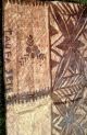 Vintage Tapa Cloth Samoa Siapo 1970s Signed By The Artist Pacific Islands & Oceania photo 1