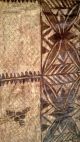 Vintage Tapa Cloth Samoa Siapo 1970s Signed By The Artist Pacific Islands & Oceania photo 2