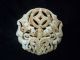 Chinese Old Jade Carving Bats Animal Heads Pendant Worth Collectingz73 Necklaces & Pendants photo 1