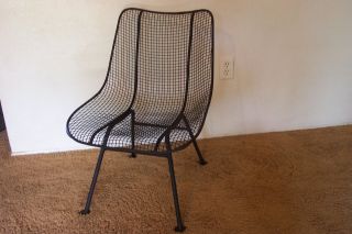 Vtg.  Mid Century Sculptura Chair By Russell Woodard Steel Mesh Patio Furniture photo