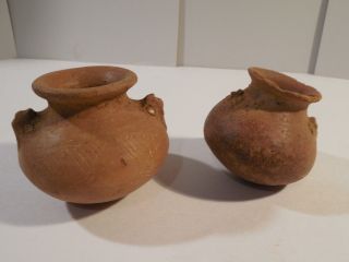 2 Nicoya Turtle Bowls Costa Rica Pre - Columbian Archaic Ancient Artifact Mayan Nr photo