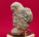 Terracotta Pottery Zapotec Idol Head - Clay Pre Columbian Mayan Olmec Artifacts The Americas photo 1