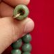 Pre Columbian Green Stone Quartz Necklace Beads Antique - Mayan Olmec Artifacts The Americas photo 5