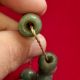 Pre Columbian Green Stone Quartz Necklace Beads Antique - Mayan Olmec Artifacts The Americas photo 7