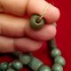 Pre Columbian Green Stone Quartz Necklace Beads Antique - Mayan Olmec Artifacts The Americas photo 8